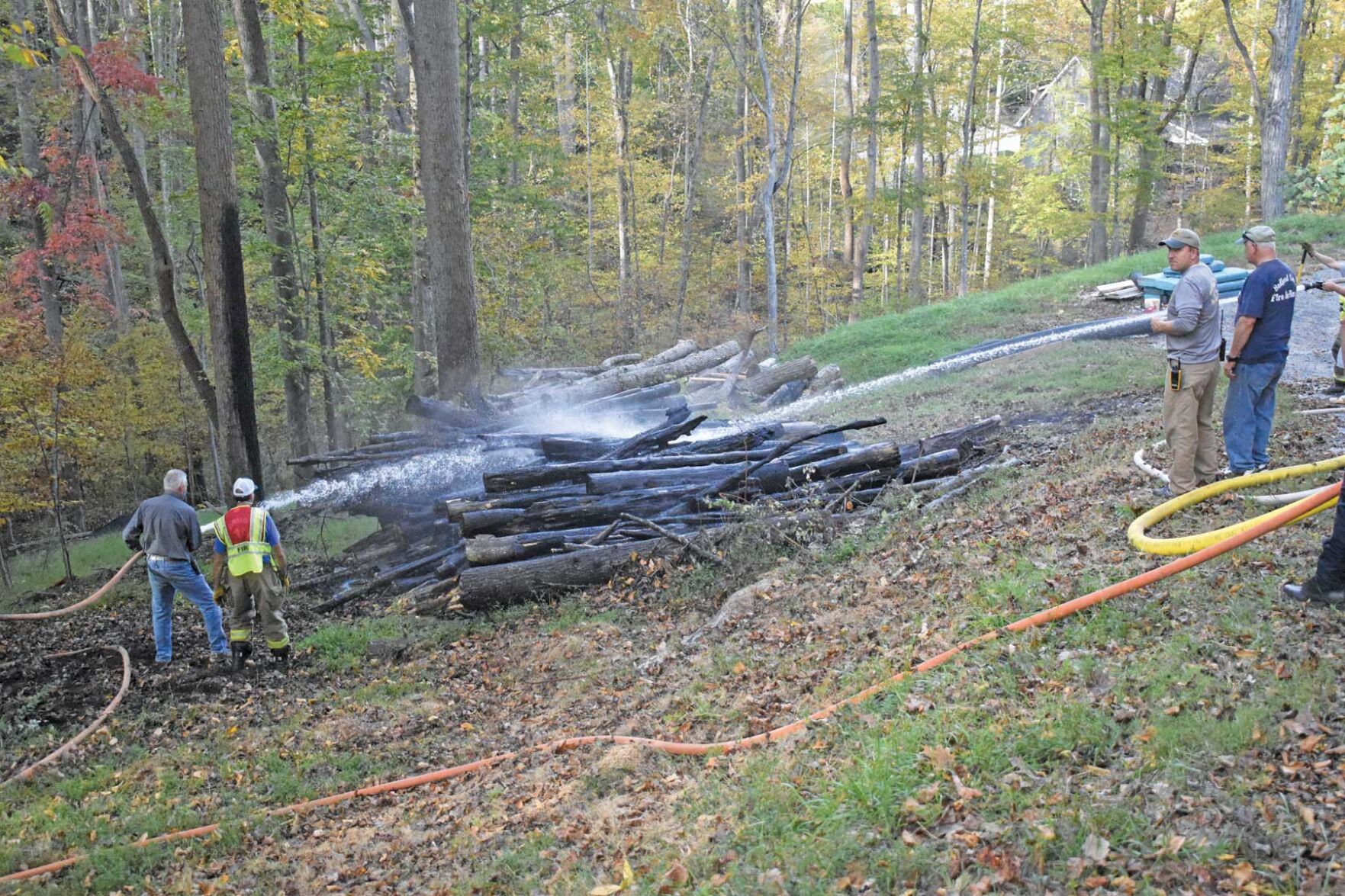 Brush fire put out on Redbud Lane in Moneta